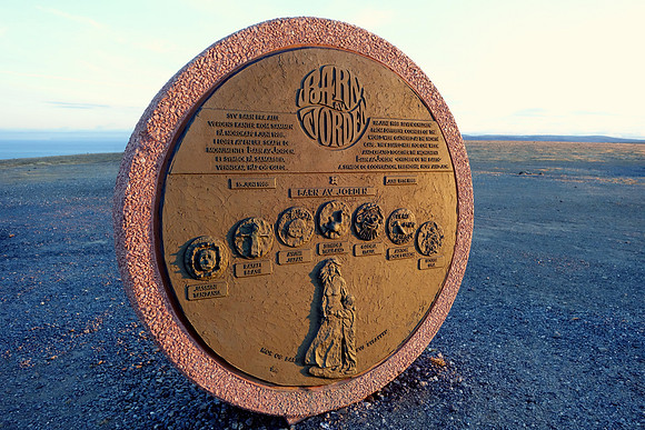 The North Cape, Norway.  Children Of The World Sculpture. Copyright: Cardiff photographer Richard Williams