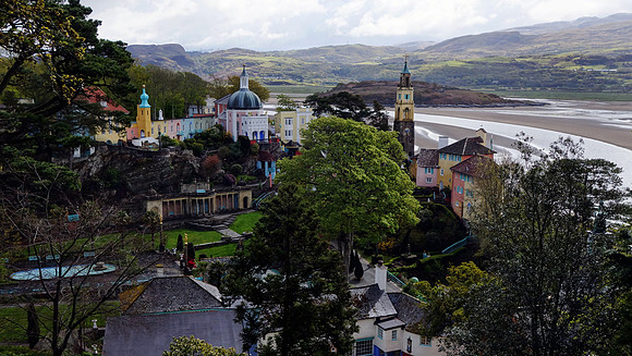 Portmeirion and the Traeth Bach Estuary