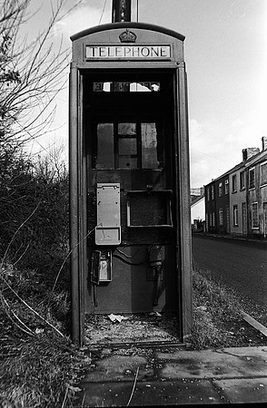 Lost village of Ffordd-Y-Gyfraith near Bridgend, demolished in the late 1970's. Copyright: Richard Williams Photography, Wales
