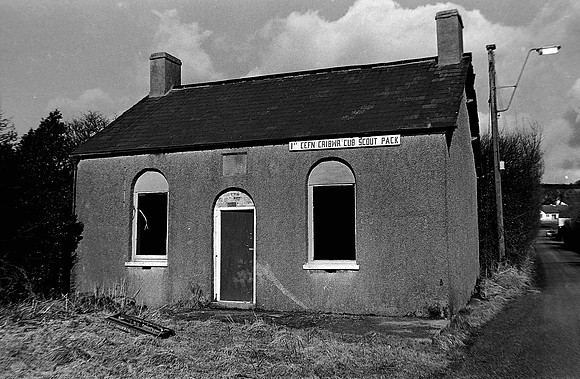 Lost village of Ffordd-Y-Gyfraith near Bridgend, demolished in the late 1970's. Copyright: Richard Williams Photography, Wales