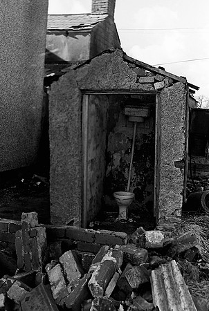 Lost village of Ffordd-Y-Gyfraith near Bridgend, demolished in the late 1970's. Copyright: Richard Williams Photography, Wales