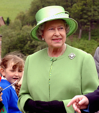 The Queen visits the Rhondda in the 1980's.