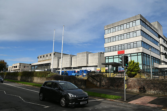 Mid November 2021 in the early stages of demolition.