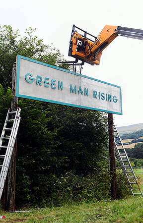 Heavy lifting of the signs