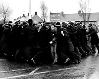 Protest at Port Talbot Steelworks. 3 August, 1984