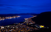 Tromso in Norway, with images captured in the Blue Hour. Copyright: Cardiff photographer Richard Williams