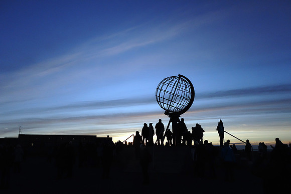 Norway. The North Cape, the northernmost point of Europe. Copyright: Cardiff photographer Richard Williams