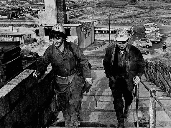 Final day of coal production at Coegnant Colliery, November 1981